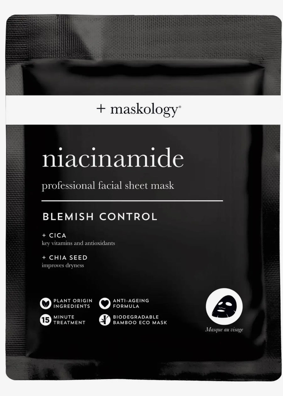 +maskology Niacinamide Professional Sheet Mask