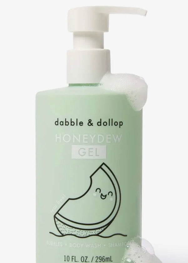 Honeydew Melon Tear-Free Shampoo, Body Wash & Bubbles