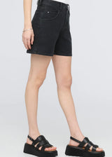 Stretch Canvas High Rise Relaxed Short