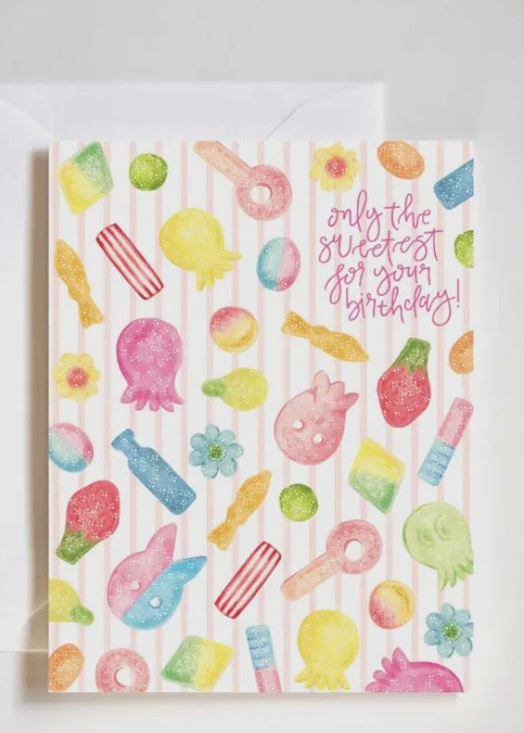 Swedish Candy Birthday Card