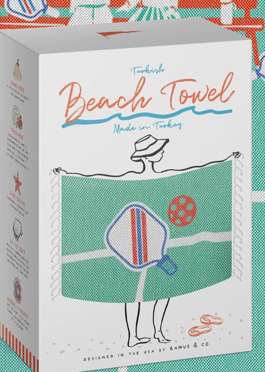 Pickleball Turkish Beach Towel