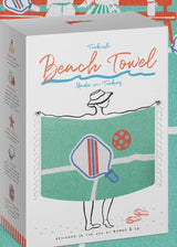 Pickleball Turkish Beach Towel