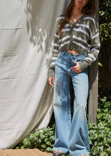 Olive Tree Stripe Cardigan