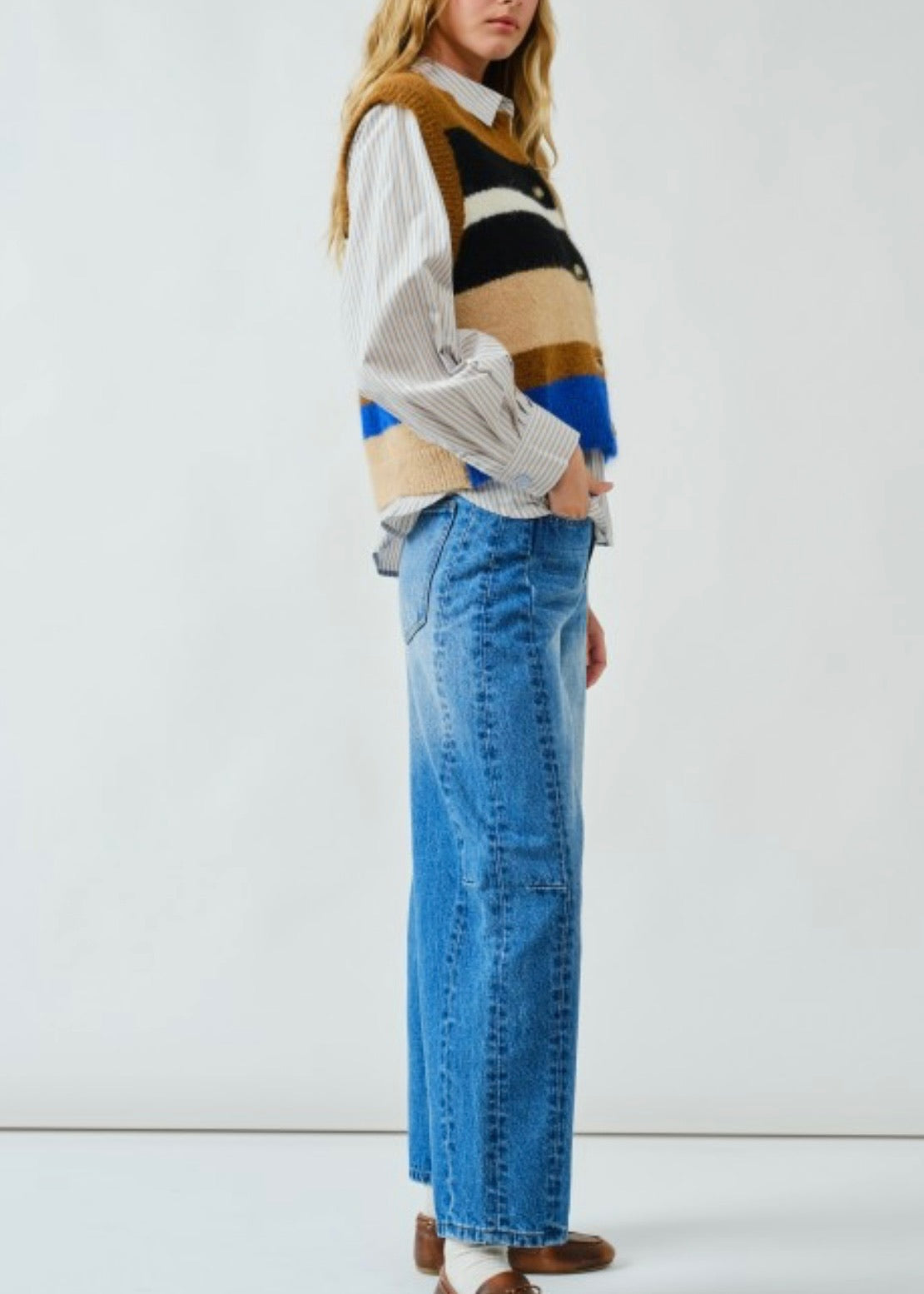 Louie Stripe Vest