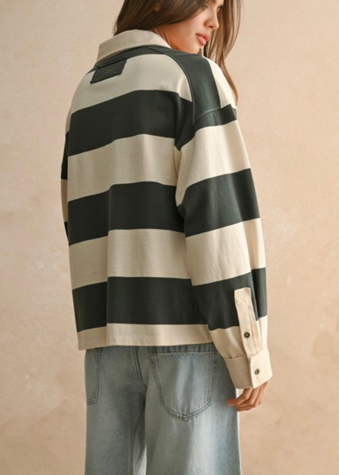 Rena Stripe Ruby Top