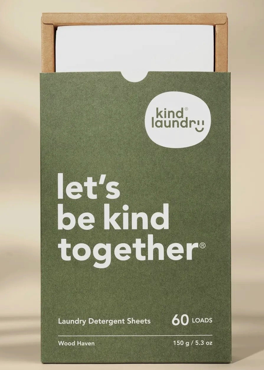 Zero Waste Laundry Detergent Sheets Wood Haven