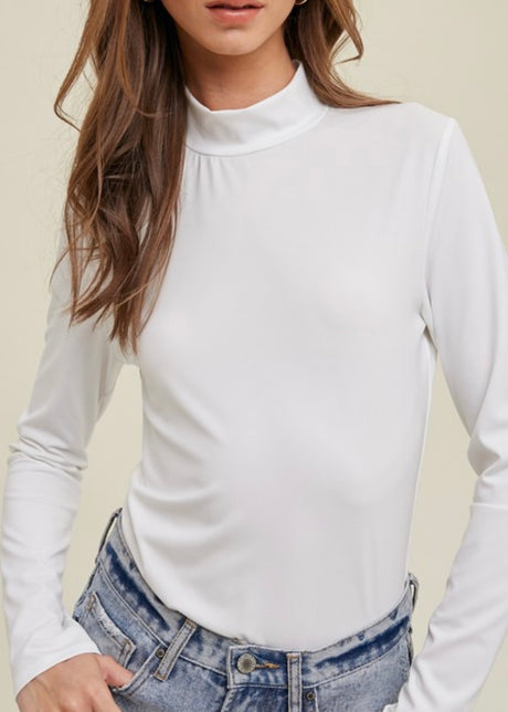Soft Touch Mock Neck