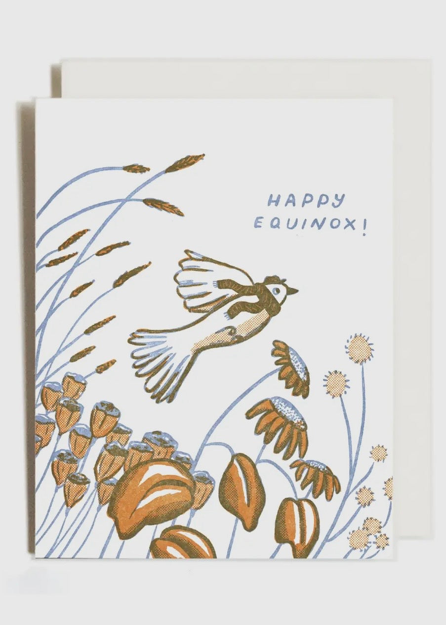 Equinox Bird Garden Card