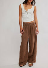 * pre-order * Day's End Linen Pull-On Pants