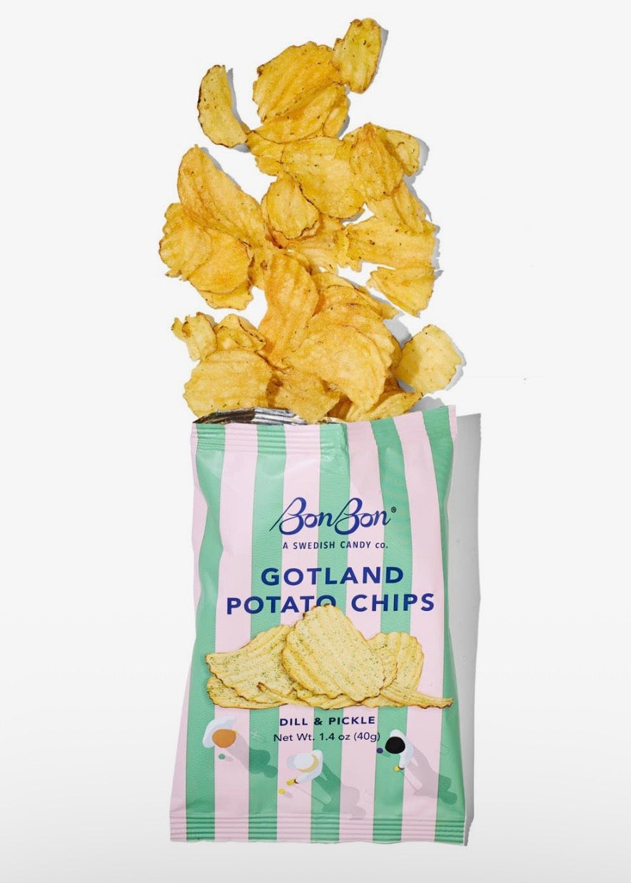 Bonbon's Dill and Pickle Potato Chips
