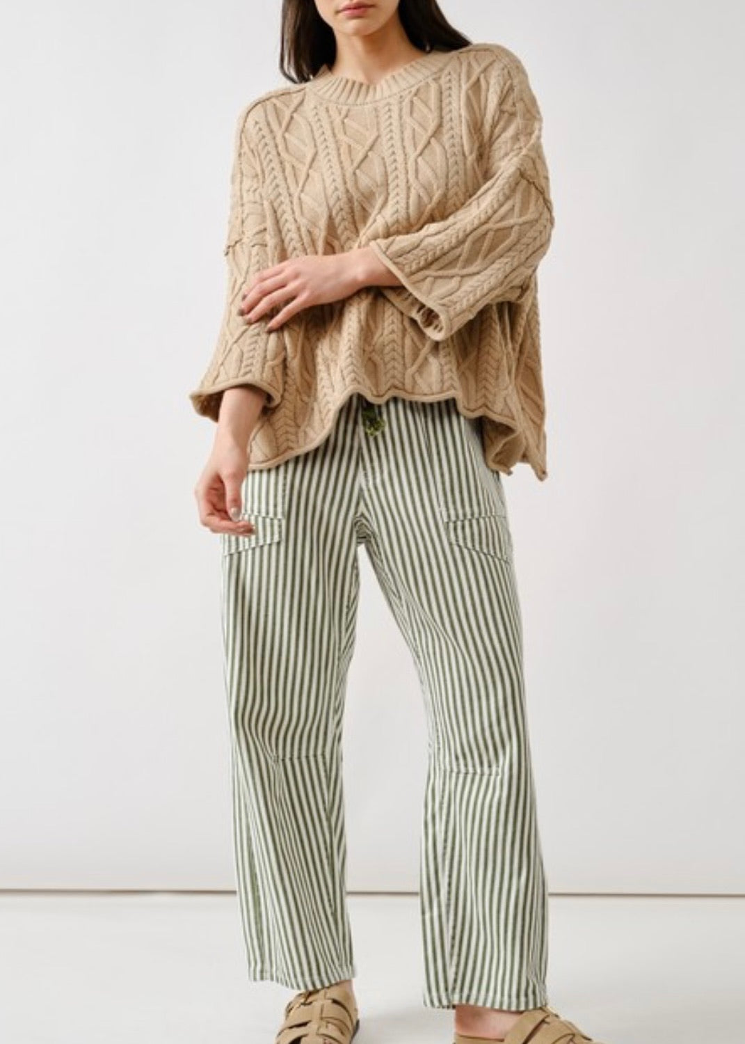 Danny Barrel Pants with Drawstring