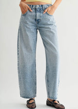 Light Wash Barrel Jean