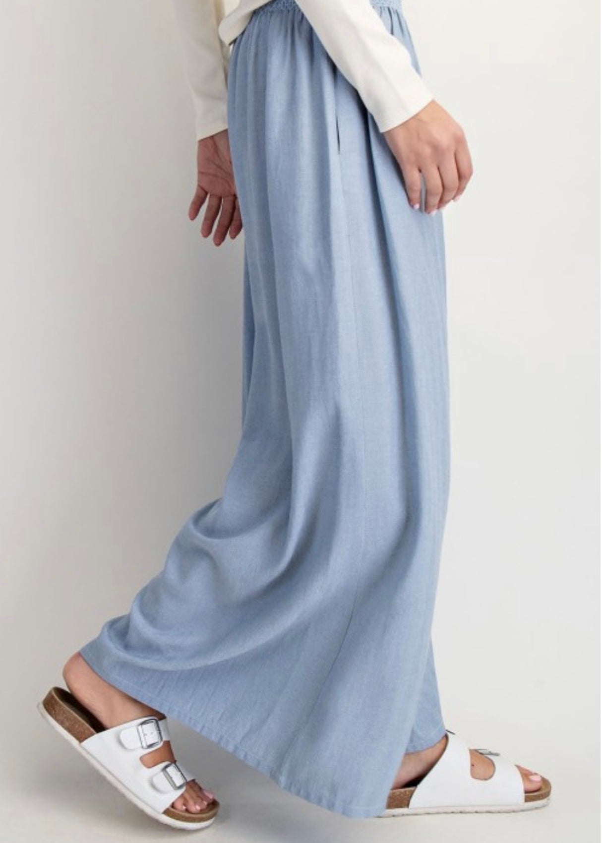 Linen Wide Leg Pant