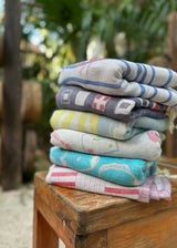 Aqua Reef Turkish Beach Towel