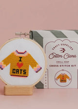 I Love Cats Cross Stitch Kit