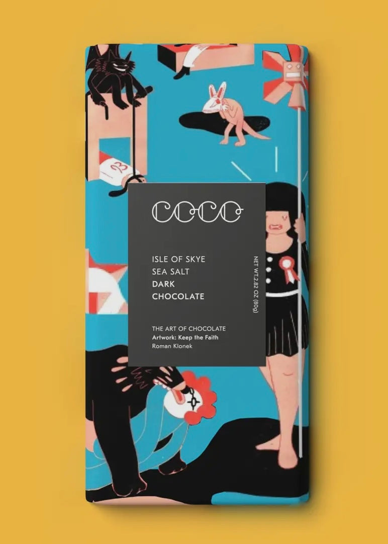 Isle of Skye Sea Salt Dark Chocolate Bar