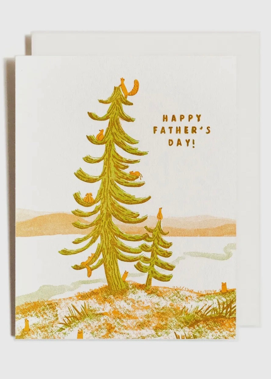 Father's Day Tree Greeting Card