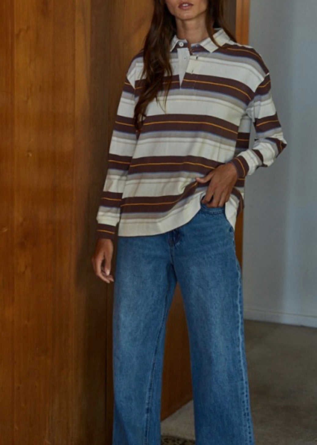 Perry Stripe Polo