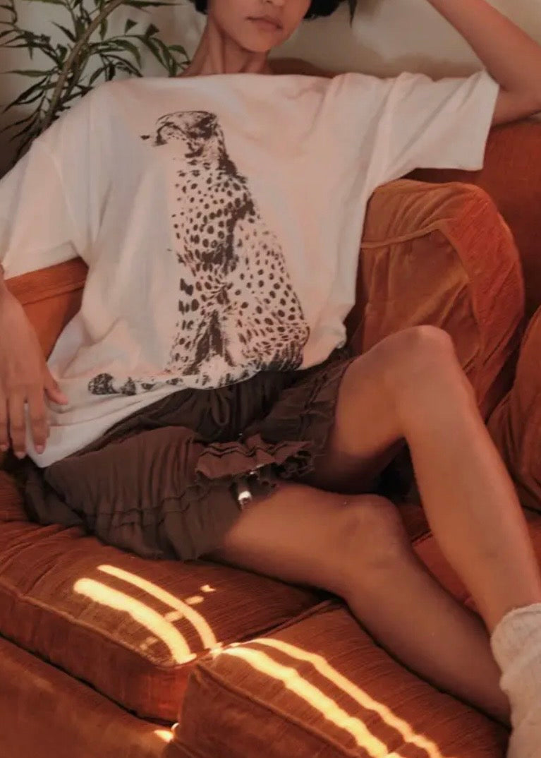 *pre-order Cheetah Oversized Graphic T-Shirt