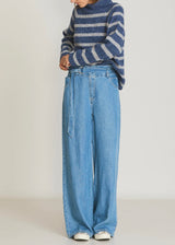 Striped Contrast Sweater