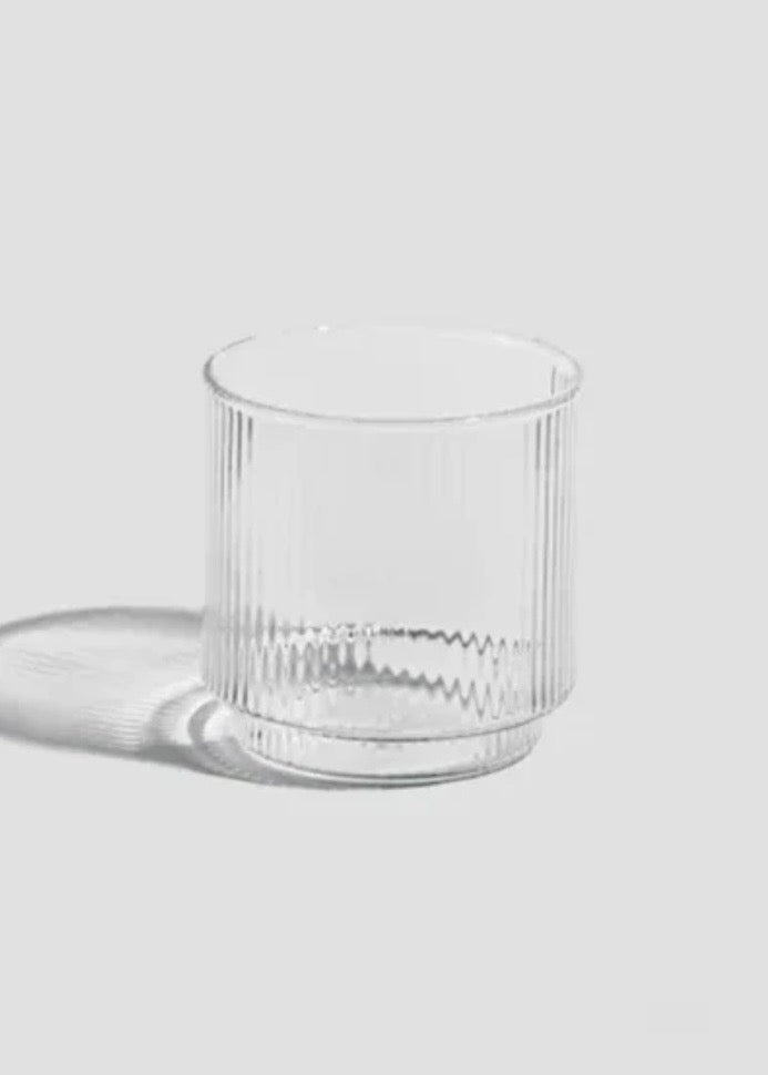 Ridged Glassware (set of 4)