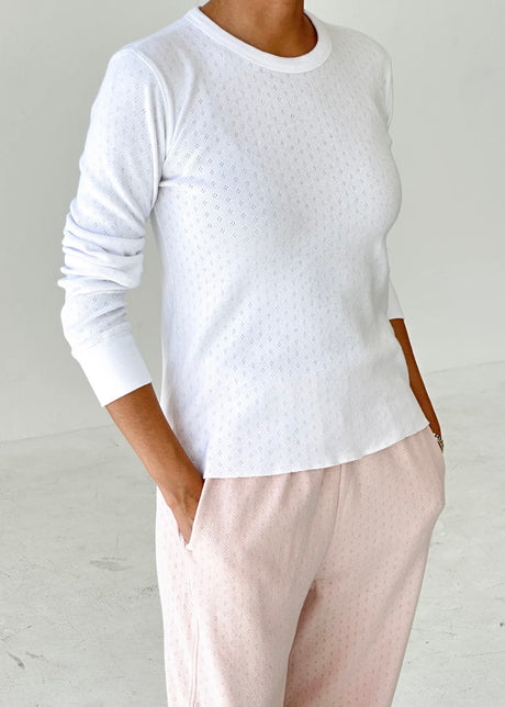 Pointelle Fundamental Tee