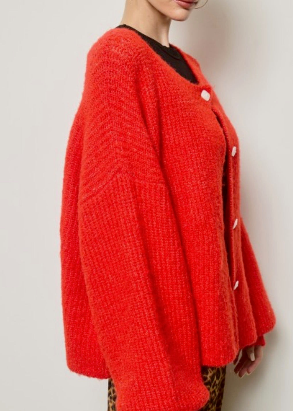 Lyra Balloon Sleeve Cardigan