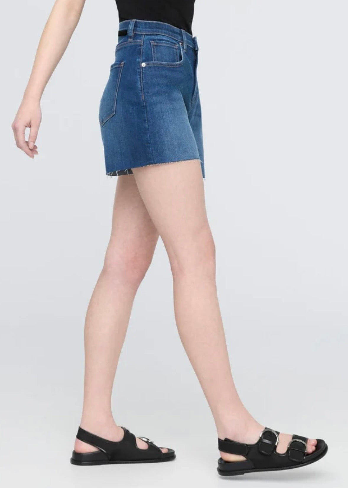 Performance Denim+ HIgh Rise Relaxed Short