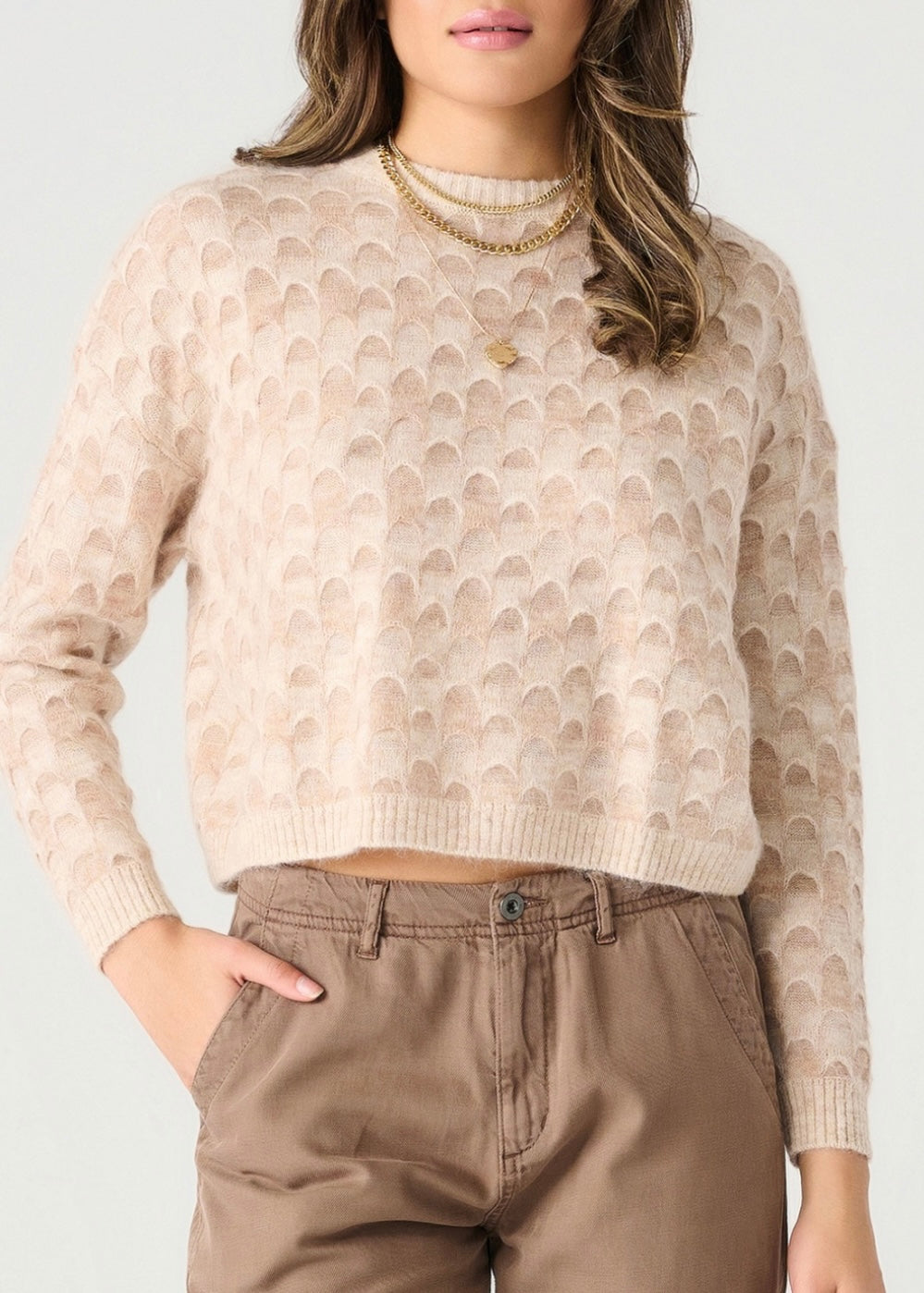 Scalloped Stitch Sweater