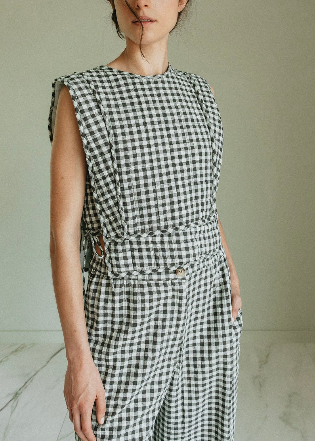 Quilted Checkered Top