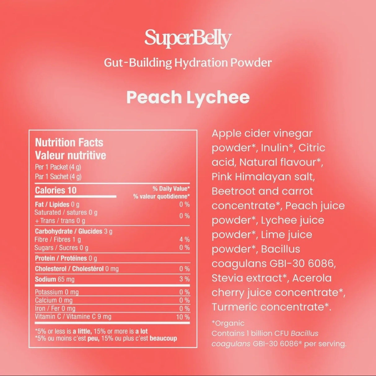 SuperBelly Peach Lychee