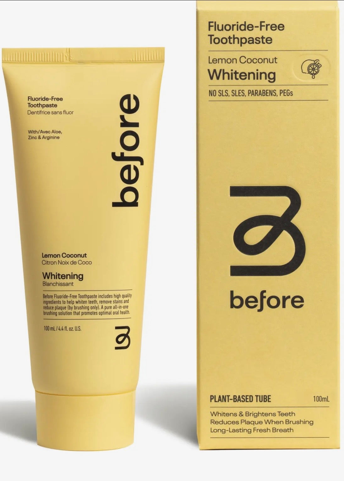 Fluoride-Free Whitening Lemon Coconut
