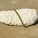 Green Tennis Bracelet