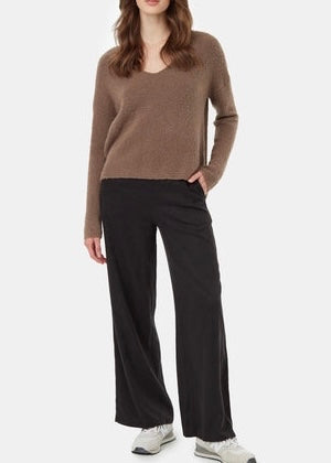 Highline Fuzzy V-Neck Sweater