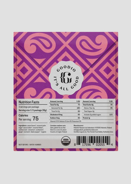 50% Chai Chocolate