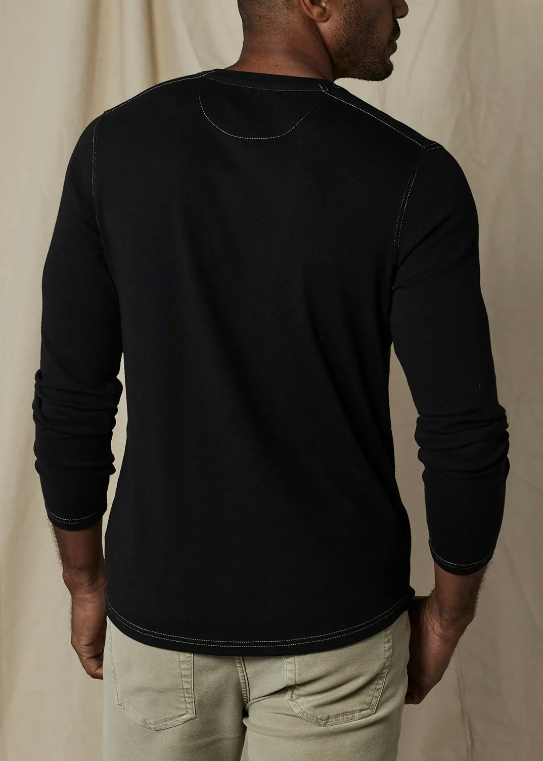 Puremeso Two Button Henley