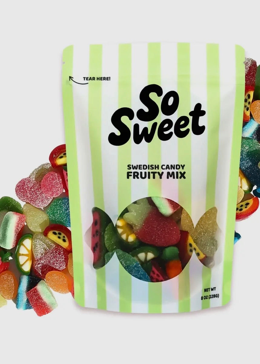 Swedish Candy Fruity Mix (8 oz)