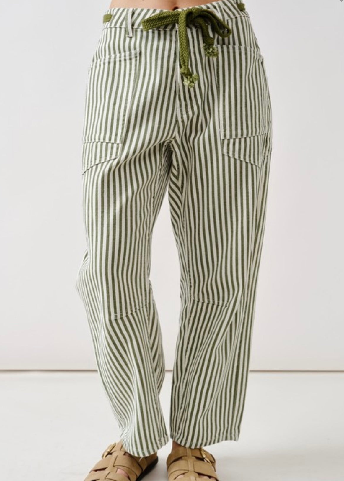 Danny Barrel Pants with Drawstring
