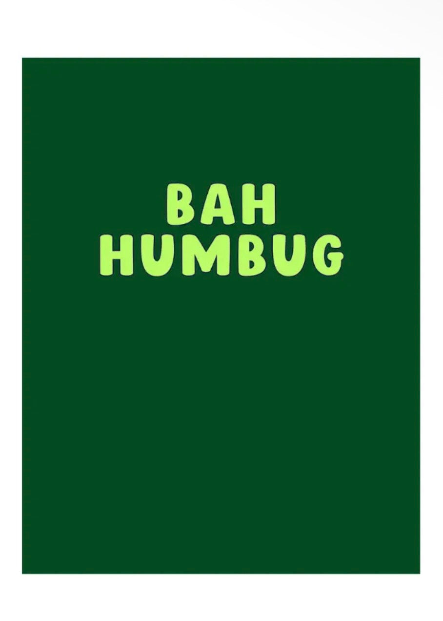 Bah Humbug Greeting Card