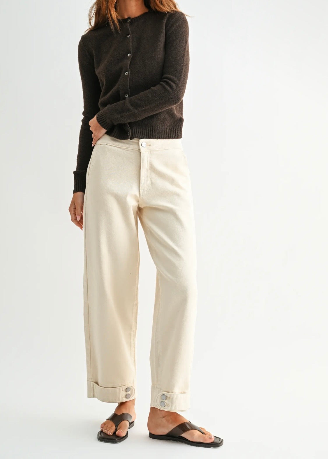 Double Button Hem Barrel