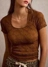 Phoebe Floral Textured Top
