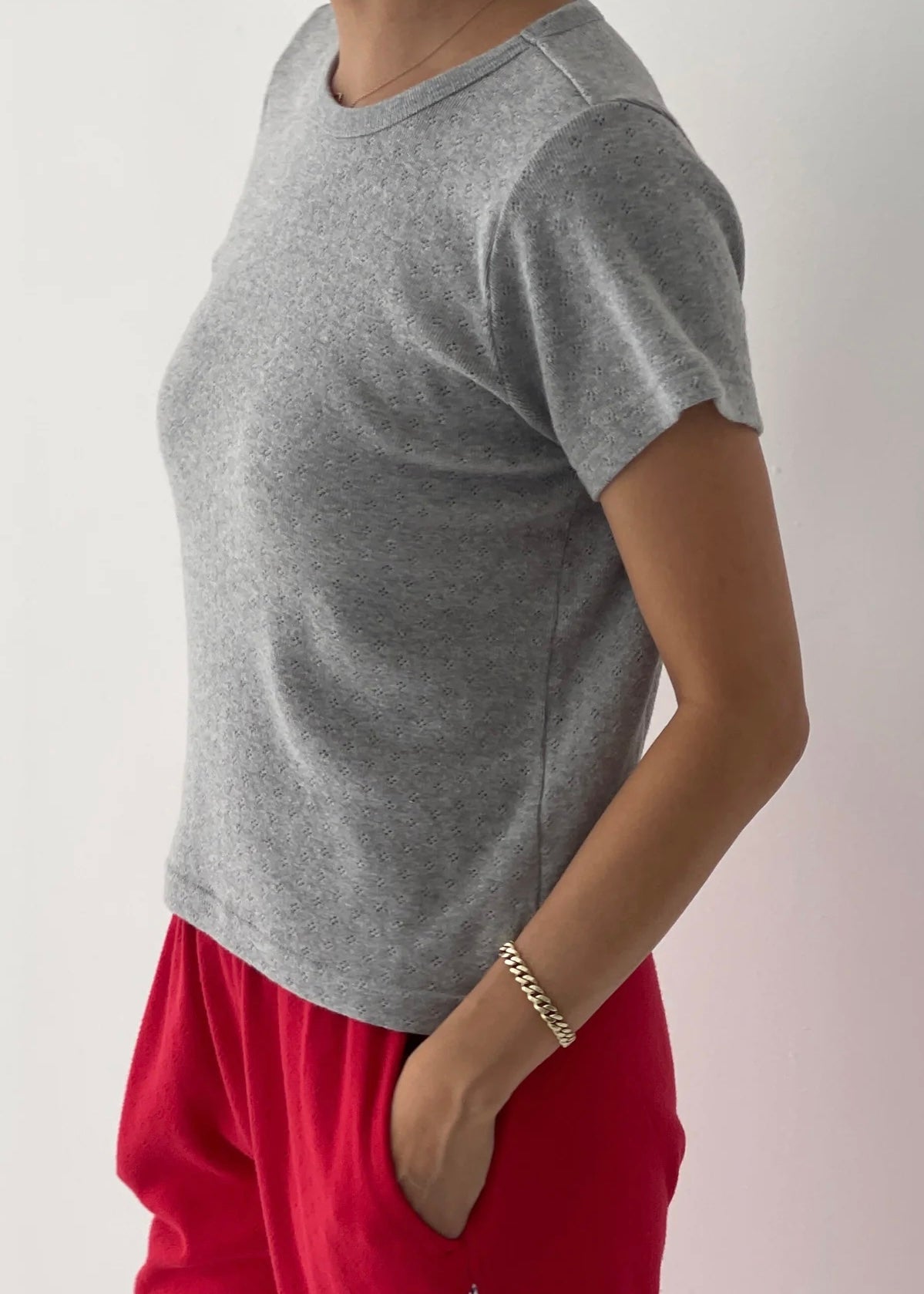 Pointelle Babe T-Shirt