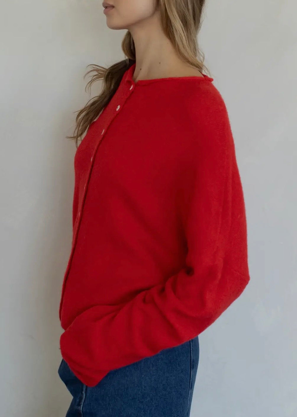 Piper Cardigan – Red Ribbon