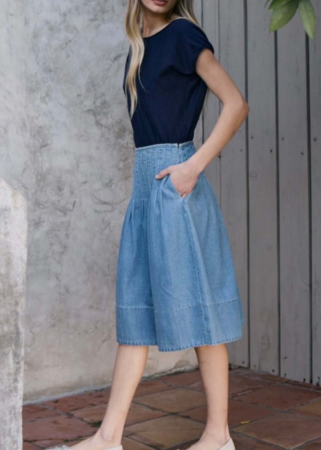 Magnolia Denim Skirt