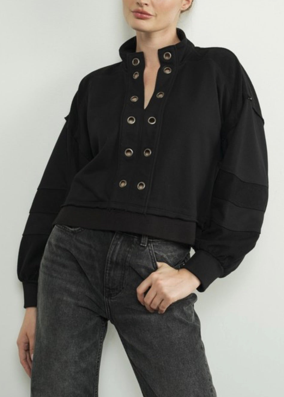 Eyelet Sweater