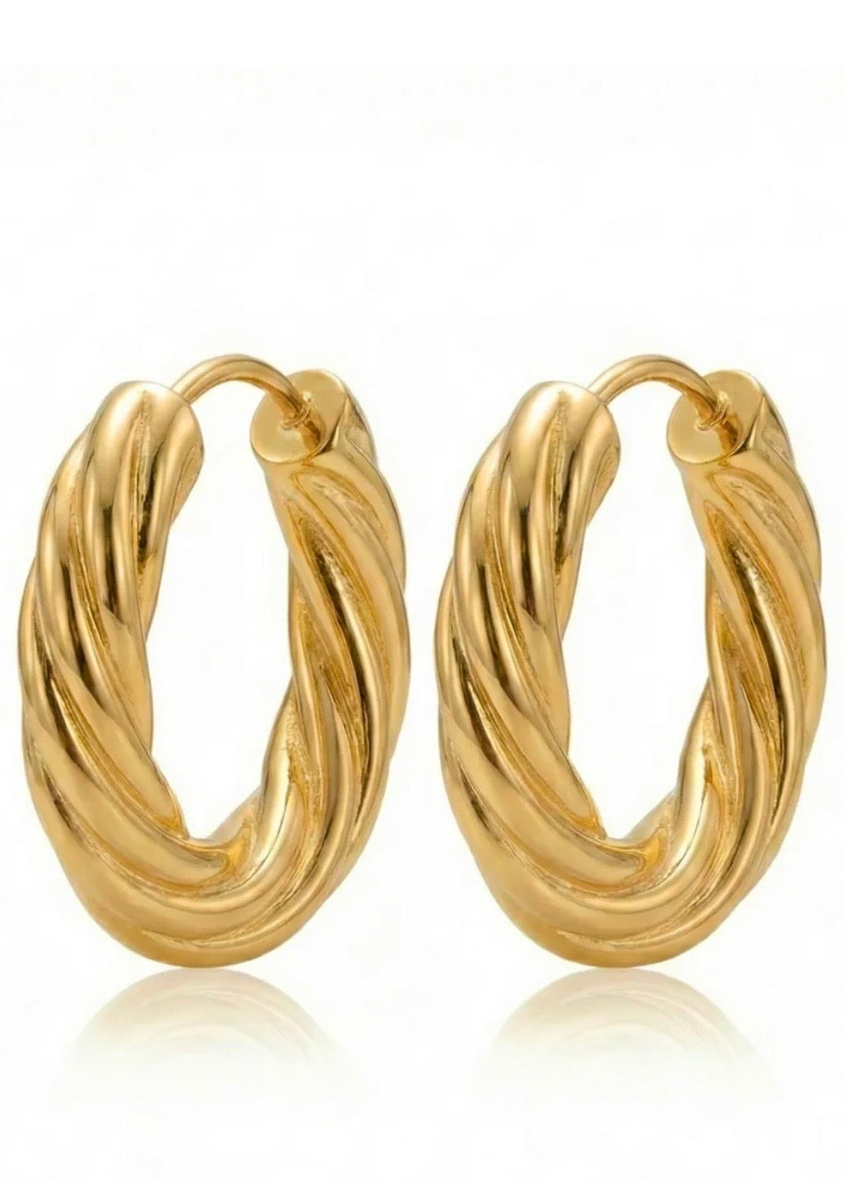 Everyday Twisted Hoops