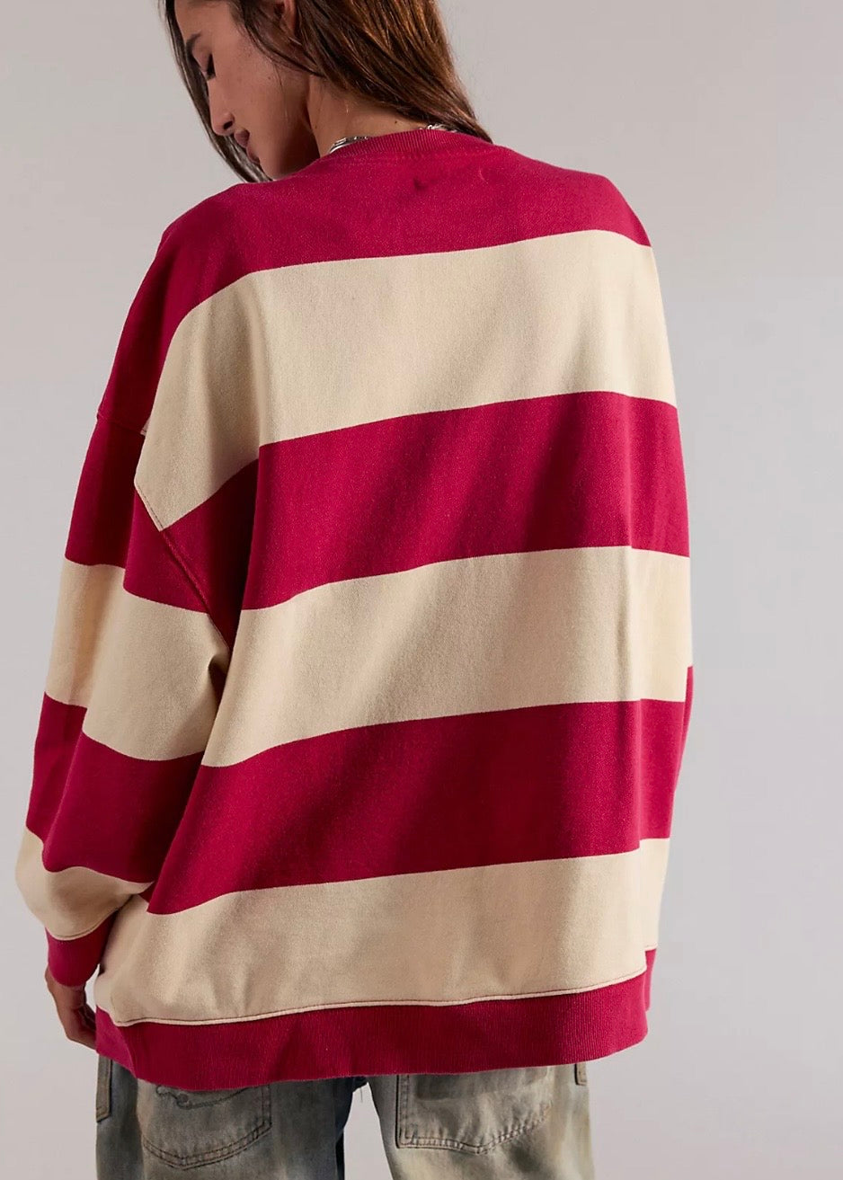 Classic Crew Wide Stripe