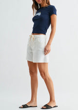 Linen Tie Waist Shorts