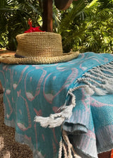 Aqua Reef Turkish Beach Towel