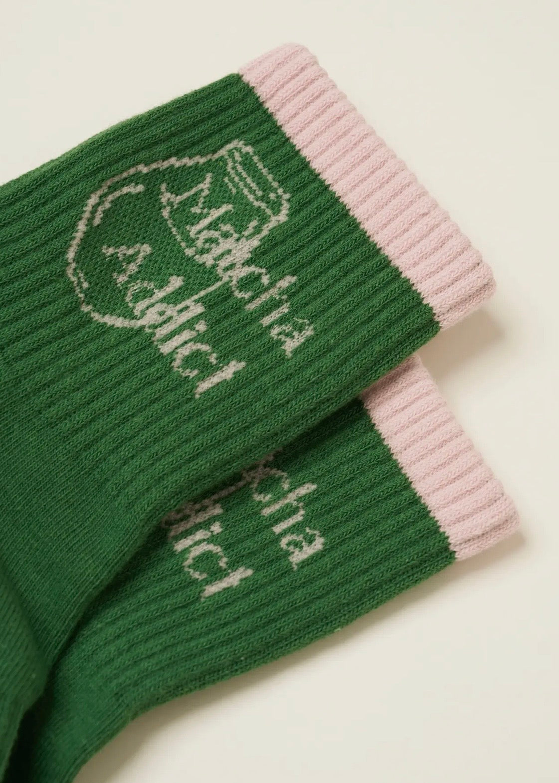 Matcha Grip Socks